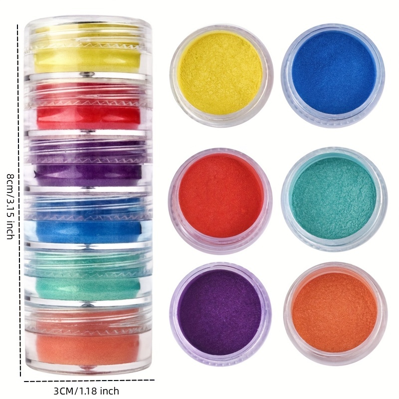15 Colors Mica Powder Pearl Pigment,Epoxy Resin Dye,Natural Powder