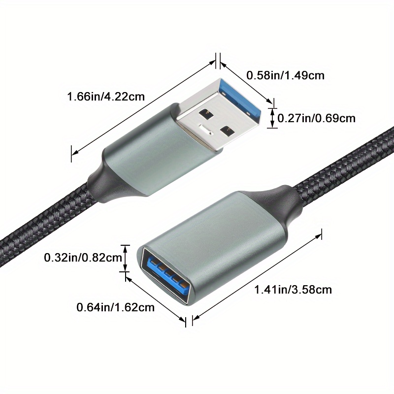 Seamless USB Cable, USB 3.0 Extension Cable, Male to Female USB Cable, High-Speed Data Transfer Cable, Mobile Phone And USB Drive Data Cable, USB Extension for Charging Computer Mouse And Keyboard. 22 USB Cable, USB 3.0 Extension Cable, Male to Female USB Cable, High-Speed Data Transfer Cable, Mobile Phone And USB Drive Data Cable, USB Extension for Charging Computer Mouse And Keyboard.