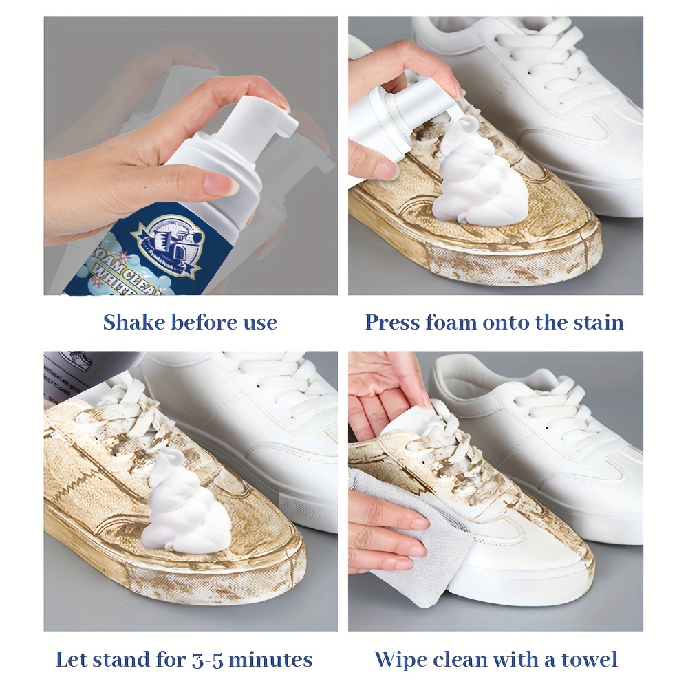 Limpiador De Zapatos Blancos - Temu