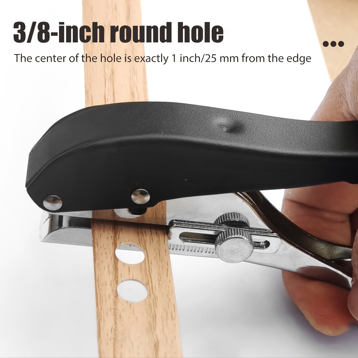 Single hole Punch Heavy Duty Hole Puncher Portable Hole Edge - Temu