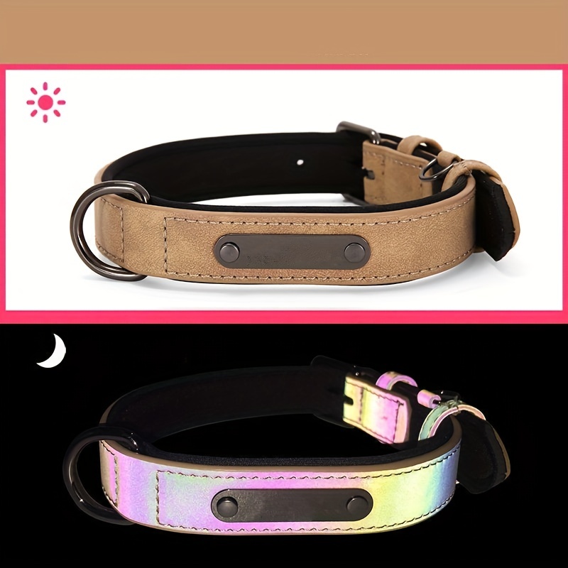 Embroidered dog collars with metal outlet clasp