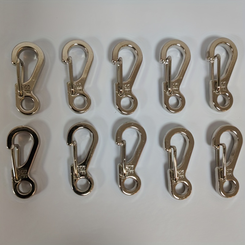 10pcs Lot Mini Carabiner Edc Survival Equipment Snap Hook For Keychain  Backpack Bottle Outdoor Camping Accessories - Sports & Outdoors - Temu Japan