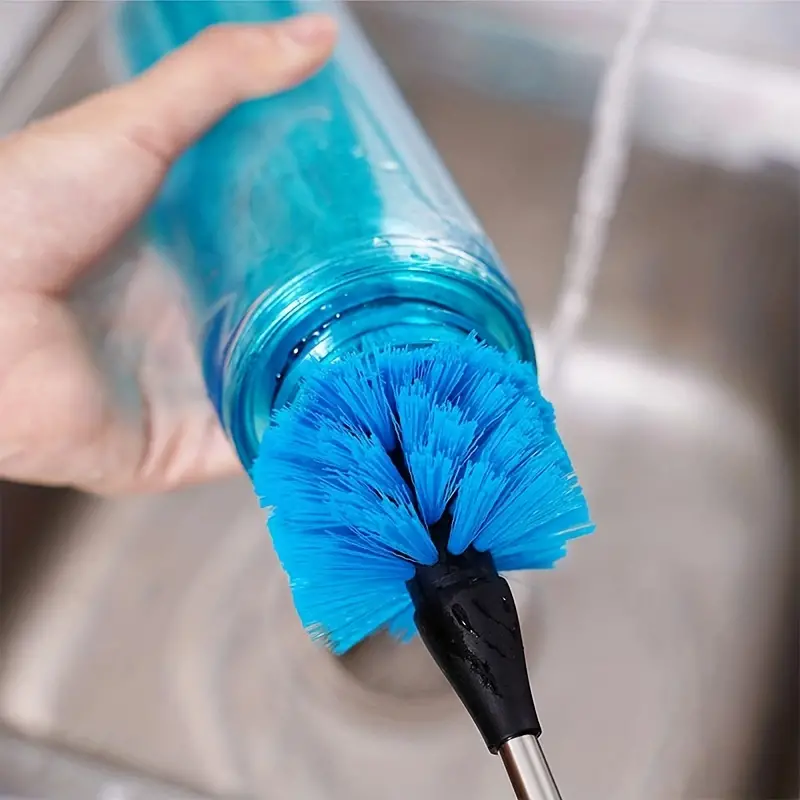 Limpiador de cepillo para botellas, cepillo largo de limpieza de botellas  de agua de 14 pulgadas x 2.5 pulgadas, juego de 3