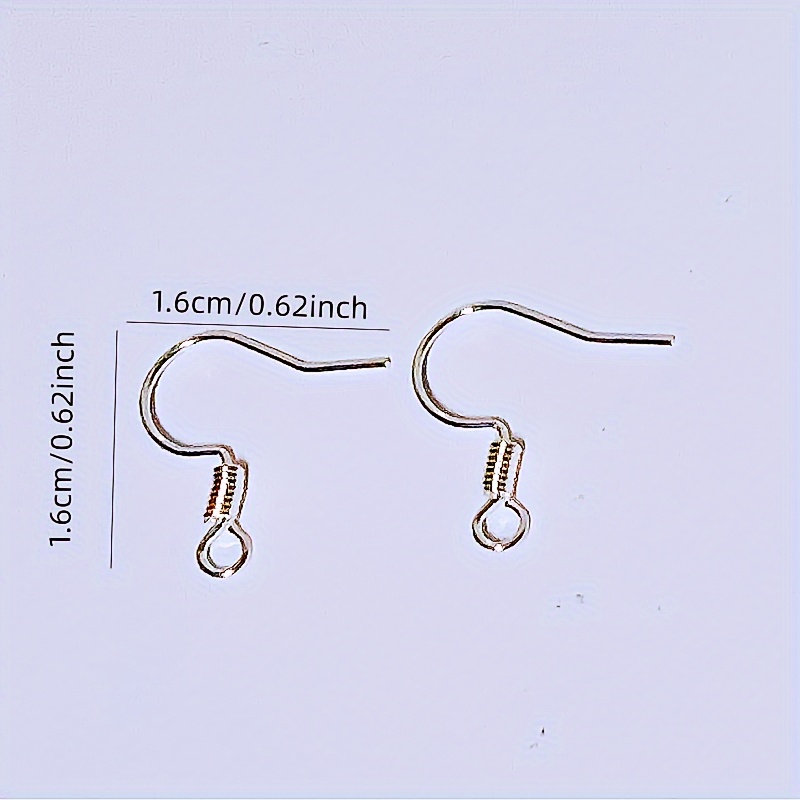 Earring Hooks Findings Ear Hook Earrings Clasps Earring Wire - Temu