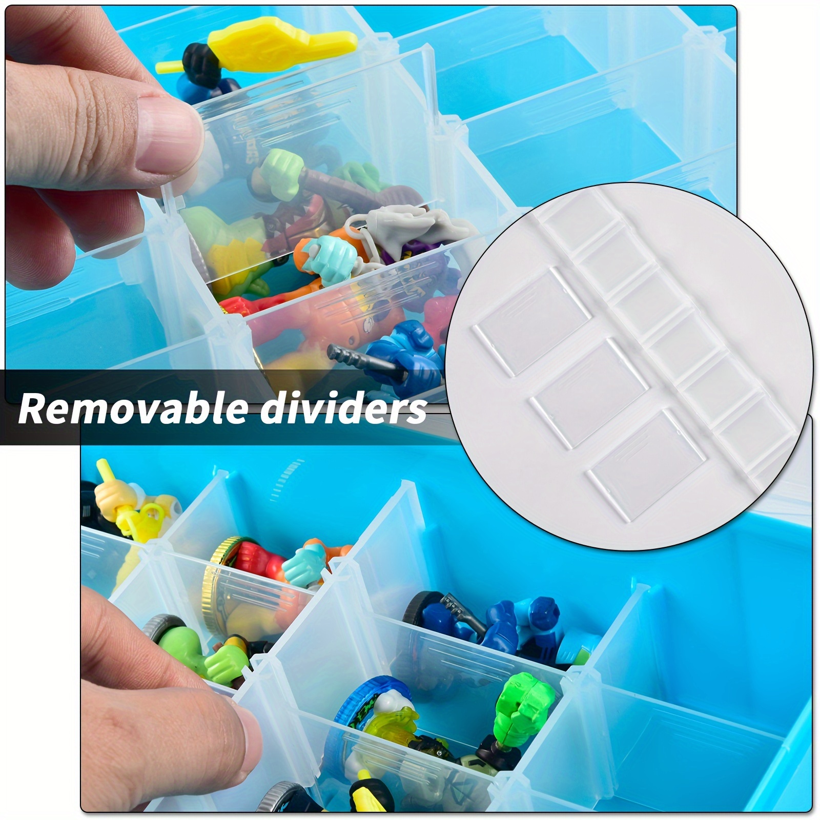 Toys Storage Organizer Case Compatible with Mini Brands/for Akedo Ultimate  Arcade Warriors Figures Packs/for Minecraft Figures, Double-Layer Toy Holder  for Littles/for Mini Mart (Box Only) price in Saudi Arabia