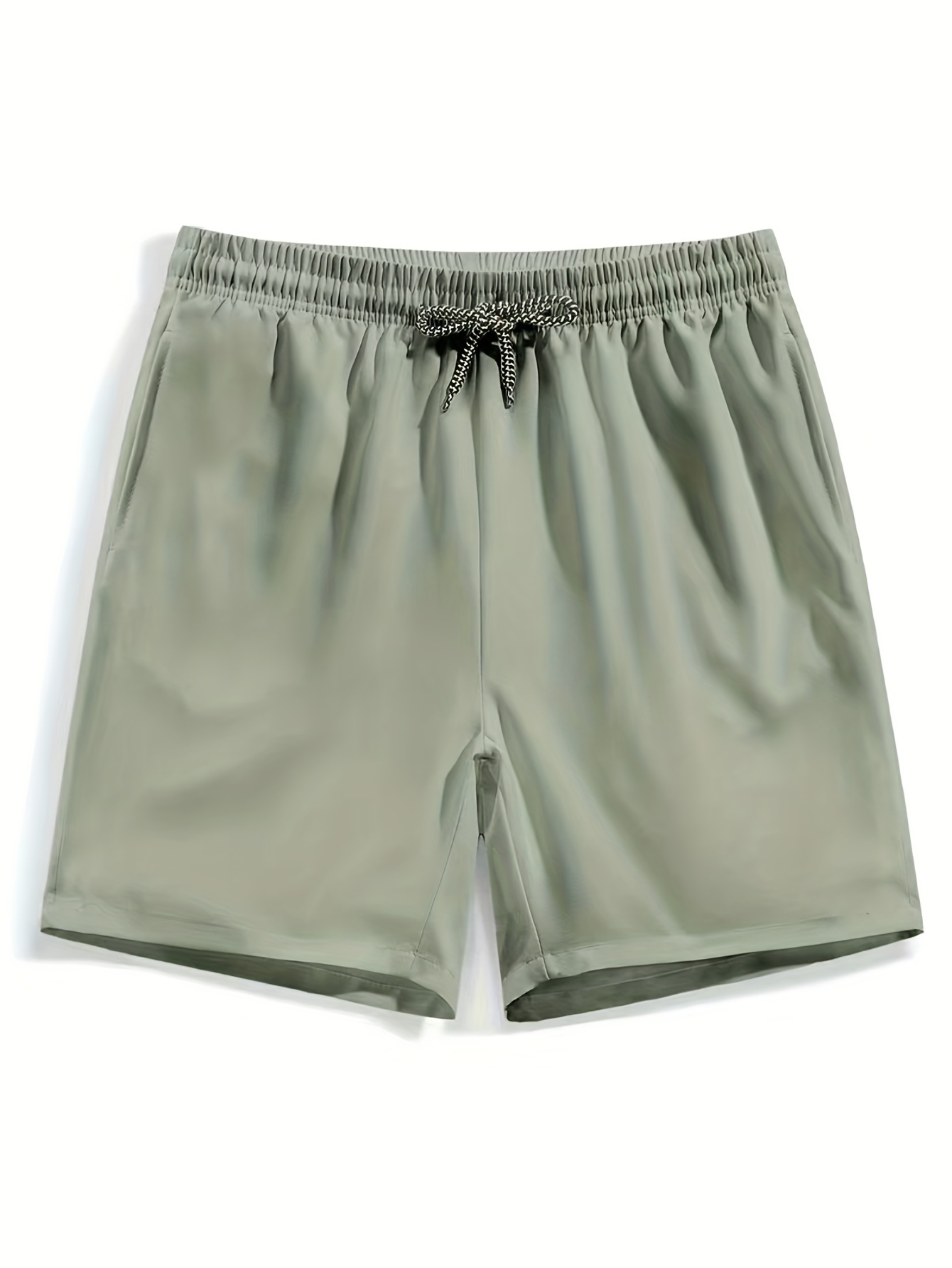 nsendm Pt Shorts Men Mens Summer Solid Color Pants Pocket Drawstring Loose  Quick Mens Workout Shorts 5 Inch Inseam Shorts Khaki Large
