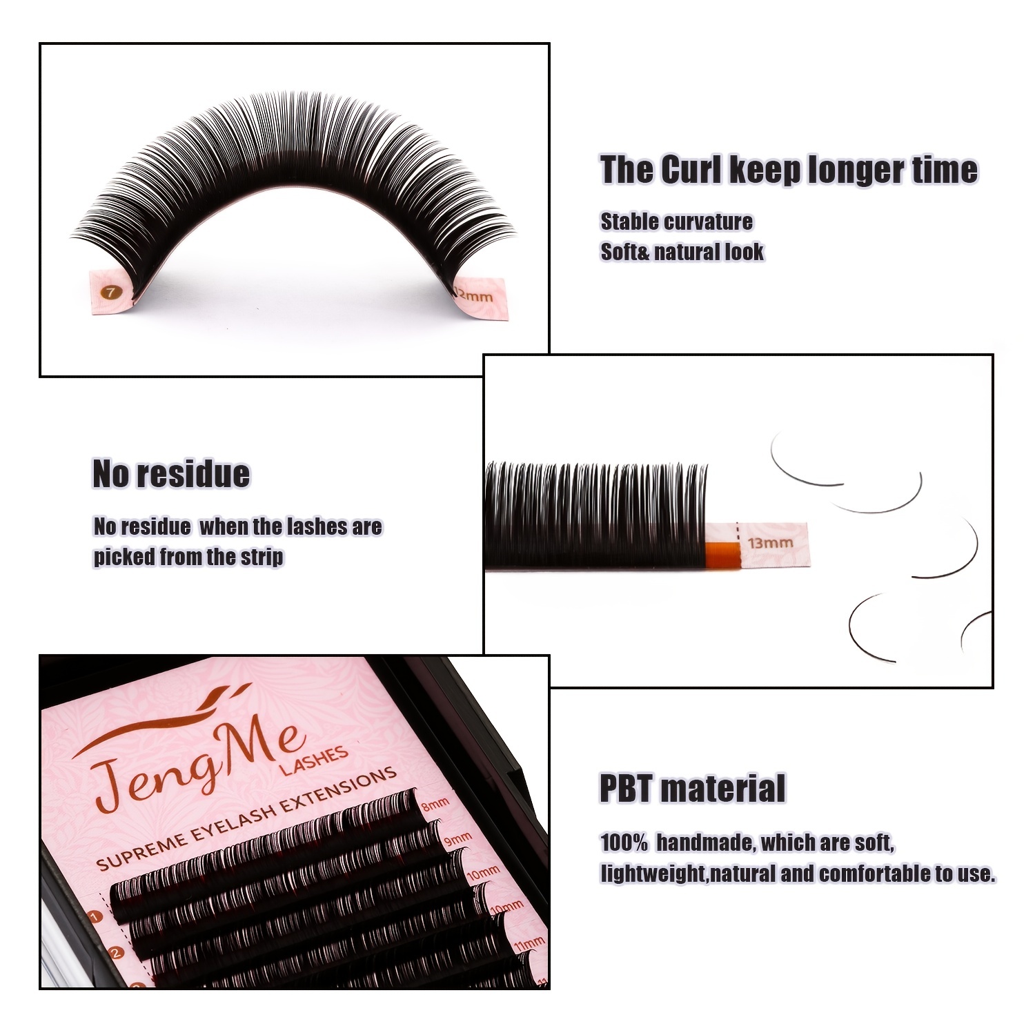 Eyelash Extensions 0.03-0.15 C/DD Curl 8-11.5mm Lash Supplies
