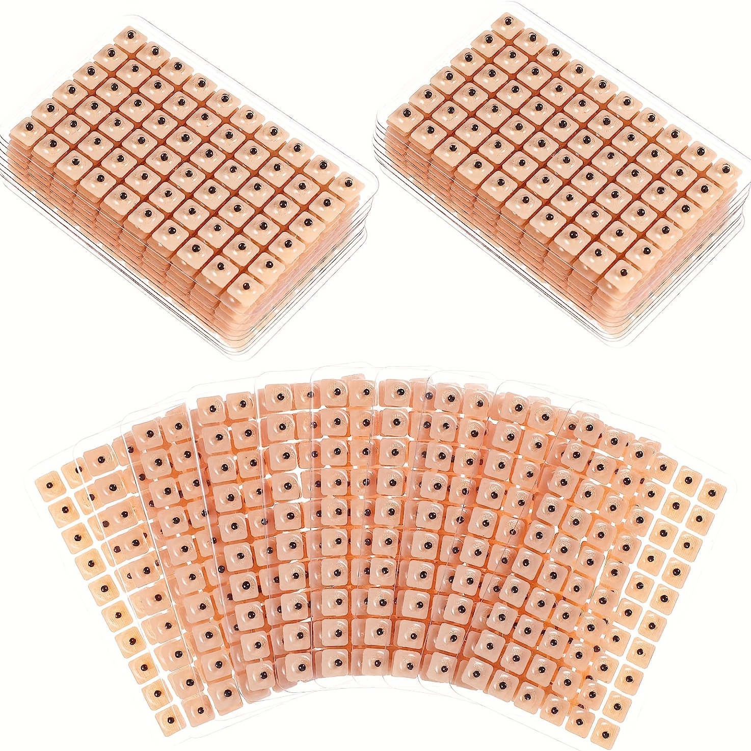 600pcs Aguja De Acupuntura Semillas De Oreja Pasta De Masaje Pegatinas De  Orejas Auricular Vaccaria Prensa Semillas Pegatinas De Oreja, Pegatinas De  Frijol De Oreja, Pegatinas De Masaje Sin Rey, 600 Palos