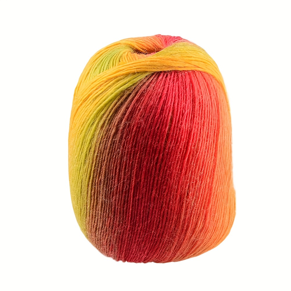 60% Wool Rainbow Yarn For Crocheting 40% Man Made Fiber - Temu United Arab  Emirates