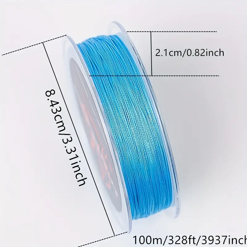 4 strand Braided Wire 6lb Pe Multi filament Braided Fishing - Temu