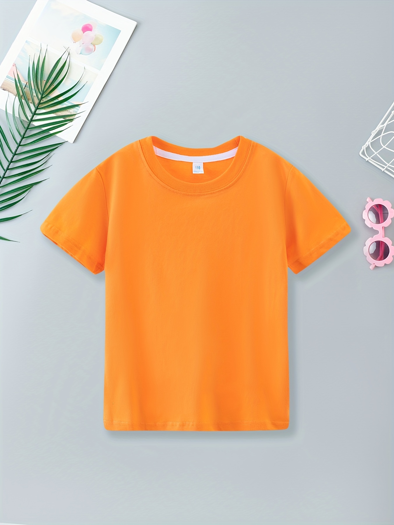 4 pzas Camiseta Básica Sólida Camiseta Verano Manga Corta - Temu Chile