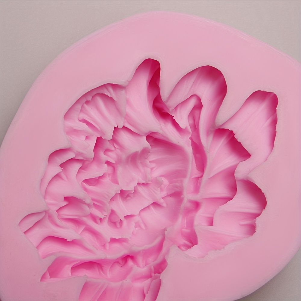 Peony Flower Candle Silicone Mold Used For Resin Epoxy Resin - Temu