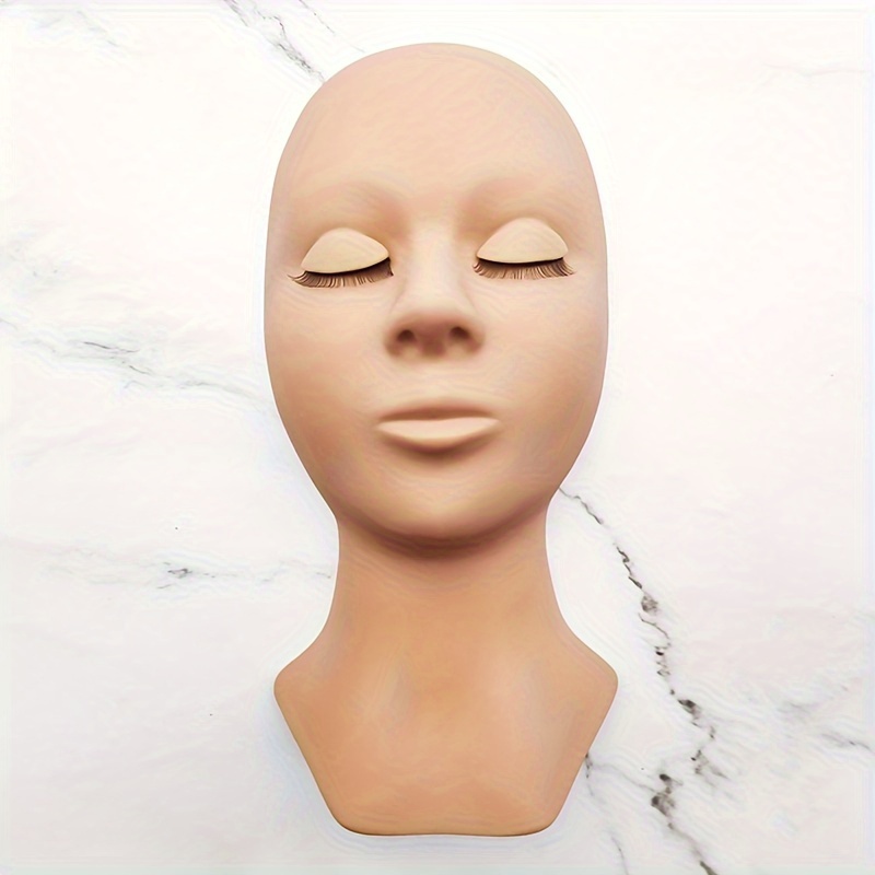 Mannequin Head Model, Lash Mannequin Head for Makeup Practice