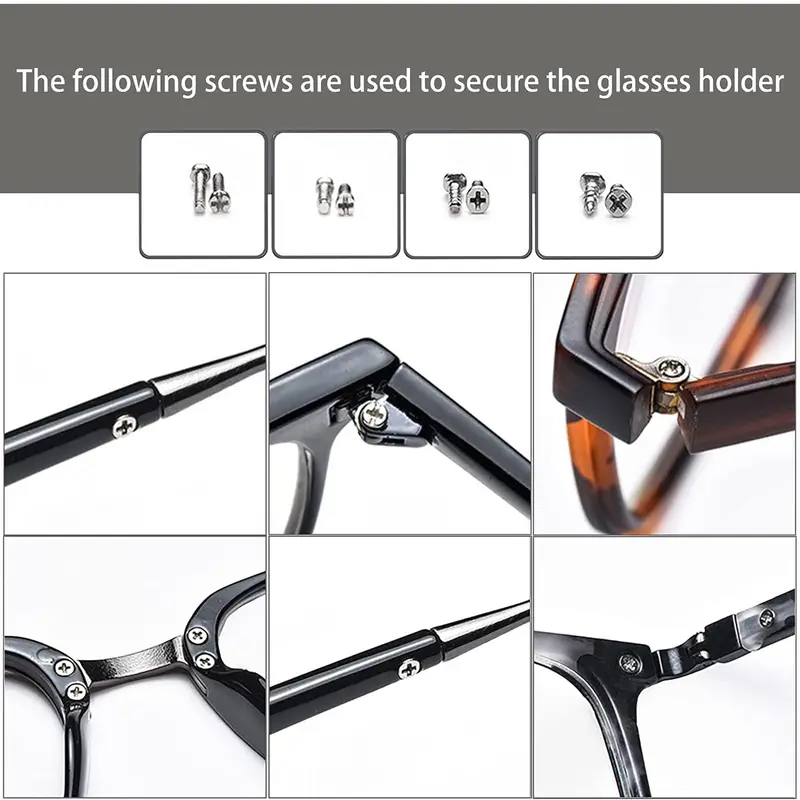 Eyeglass Repair Kits Glasses Repair Tools Assortment Kit - Temu