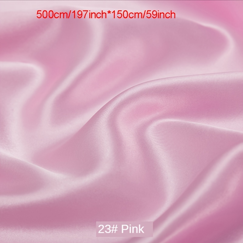 Soft Satin Fabric Thin Fabric Material Diy Sewing Craft - Temu