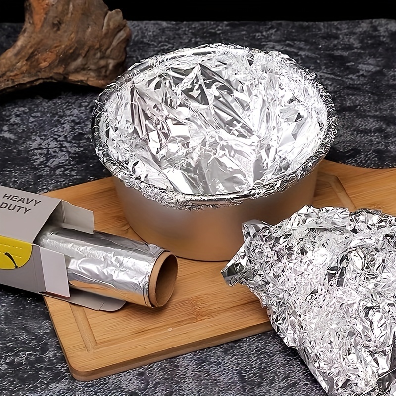 Aluminum Foil Sheets, Heavy Duty Tin Foil Cooking Sheets, Greaseproof  Baking Pan Liners, Grill Foil, Baking Tools, Kitchen Gadgets, Kitchen  Accessories - Temu