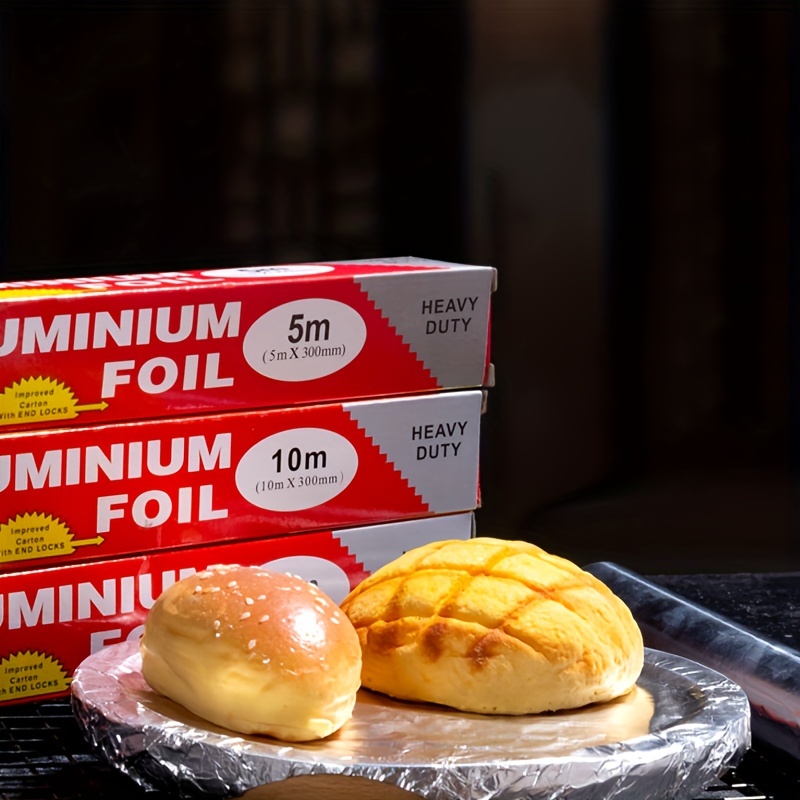 1 Roll Household Durable Non Stick Aluminum Foil For Bbq Roasting Baking  And Food Storage Baking Supplies Kitchen Items - Health & Household - Temu  Malaysia