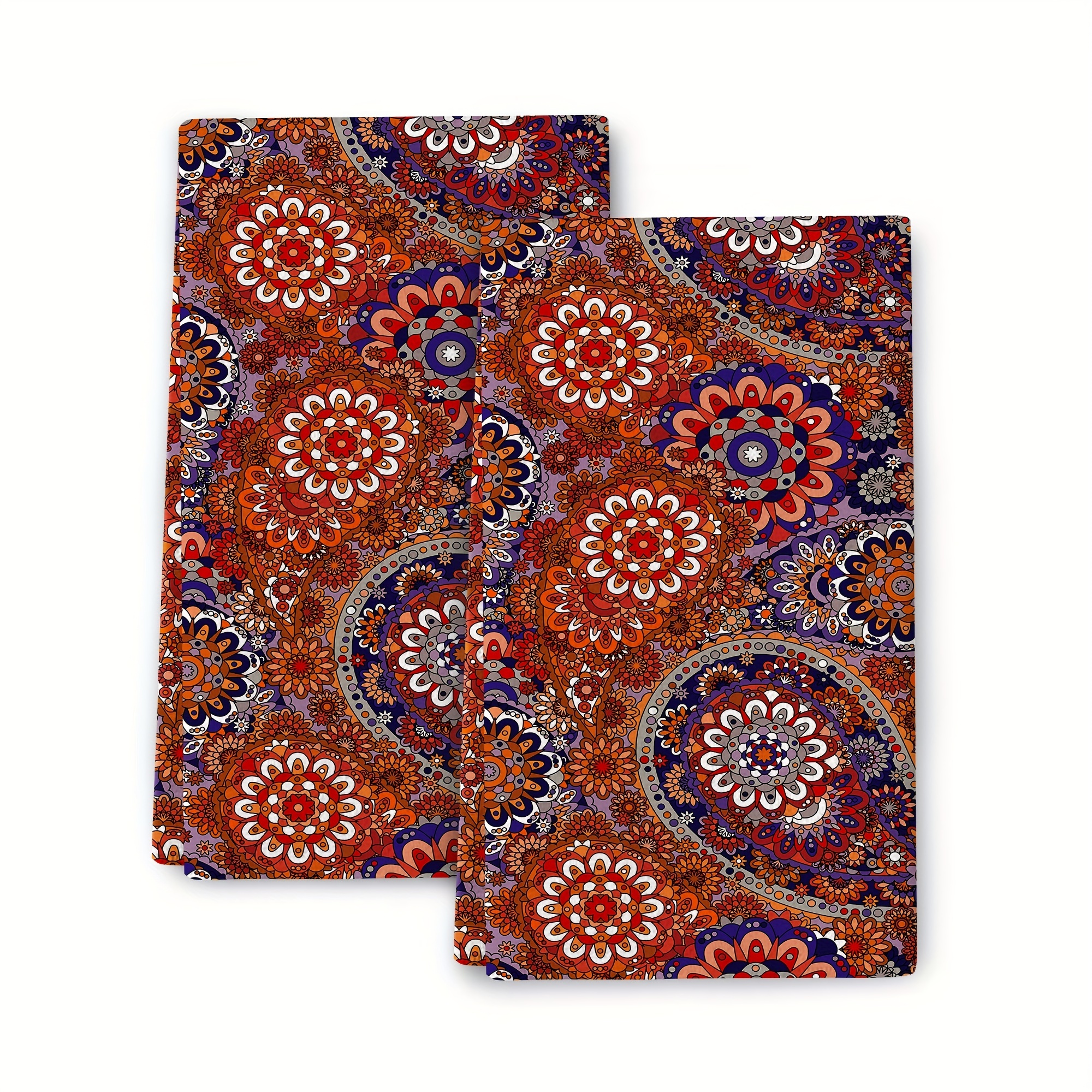 Polyester Dish Cloth, Hand Towels, Sun Celestial Pattern Kitchen