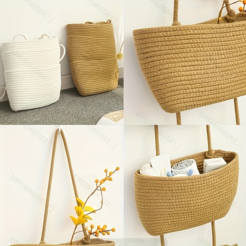 Small Hanging Toiletry Storage Basket Durable Stationery - Temu