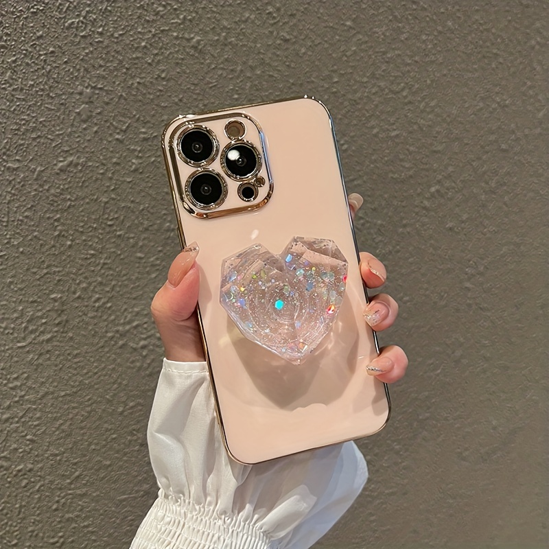 Luxurious Glitter Plated Soft Silicone Phone Case For Iphone Temu New Zealand 0847