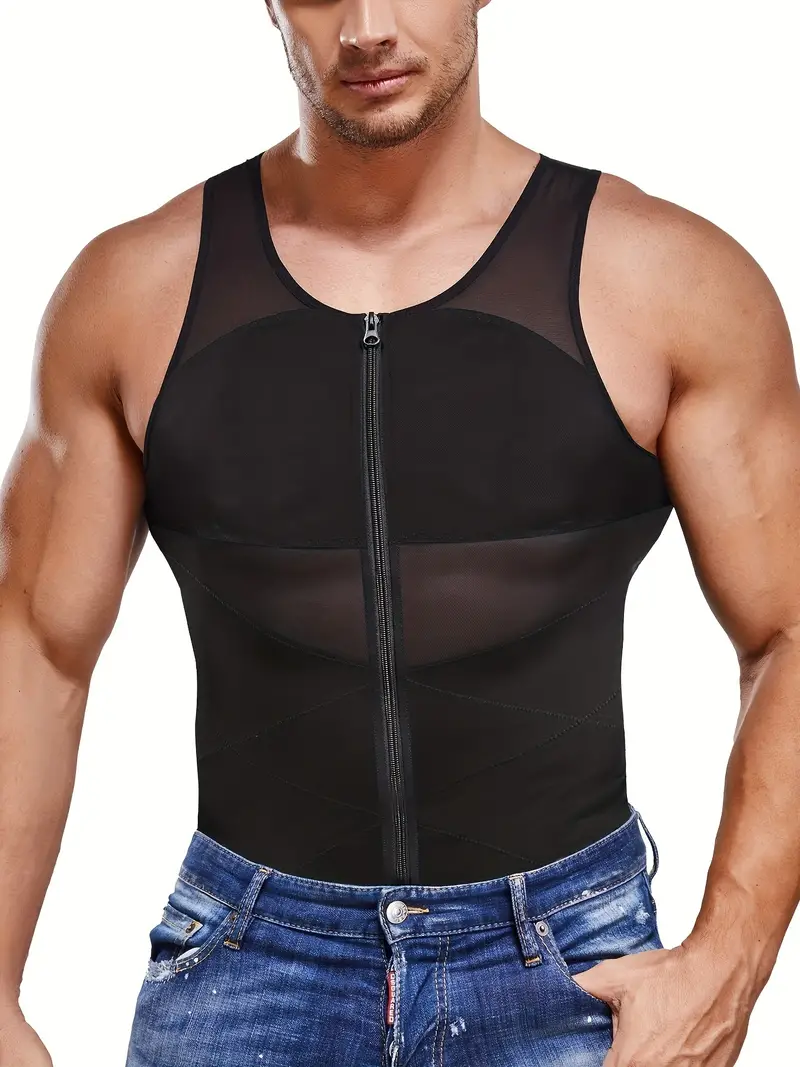 Scarboro Chaleco Moldeador Hombres Camiseta Compresión - Temu
