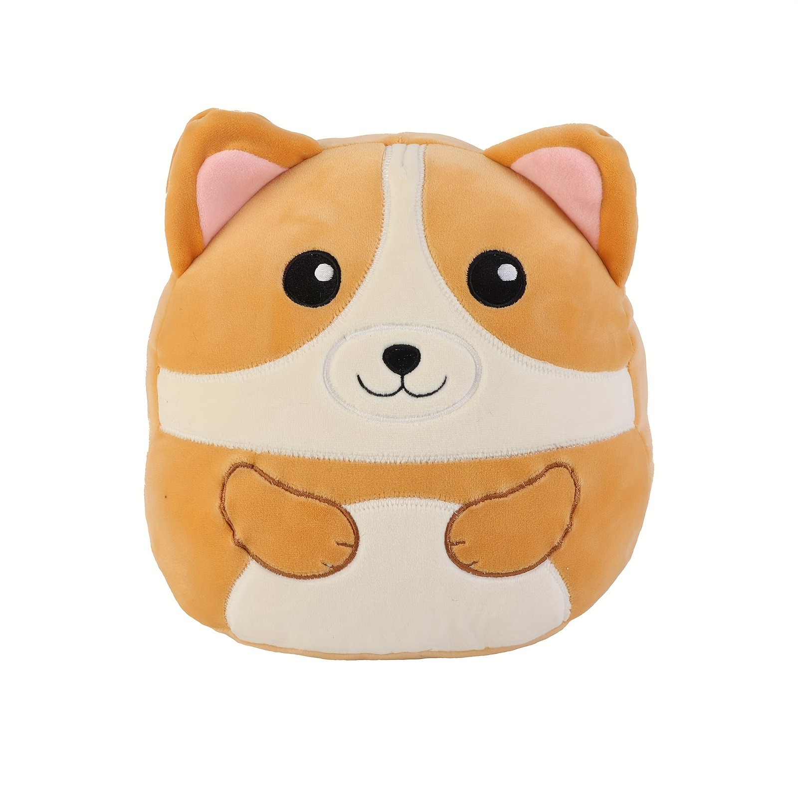 Oreiller,Animal mignon et doux, grosse peluche, motif chien Shiba Inu, pour  bébé, oreiller dessin animé, bonne - 50-55cm[E70]