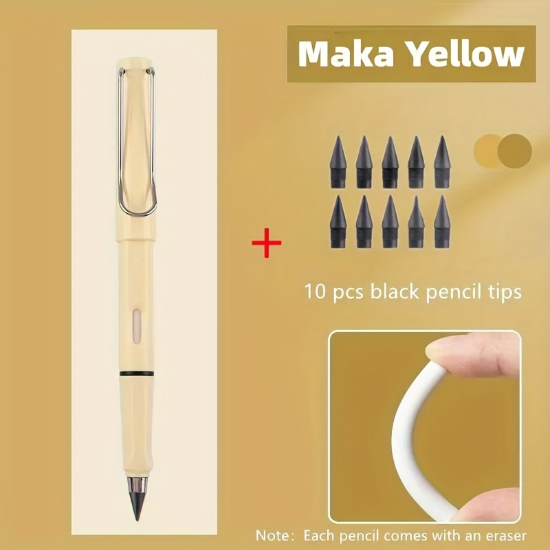 12pcs Macaron Colors Eternity Pencil 0.5mm Metal Pen