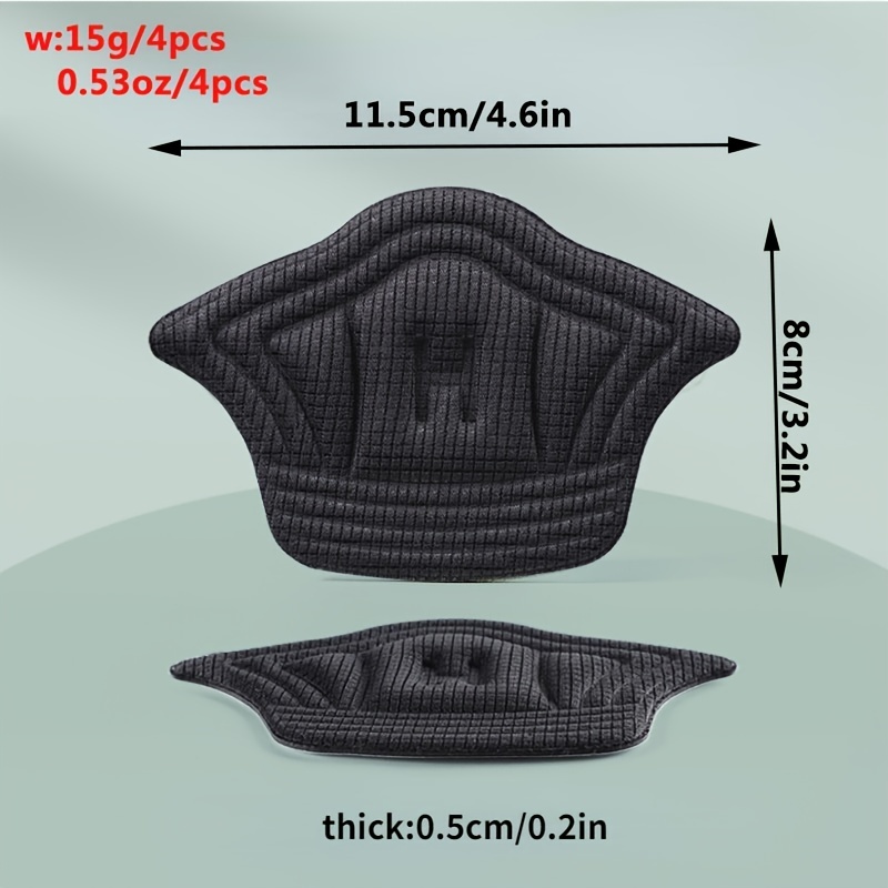 4pcs Insoles Patch Heel Pads Anti Wear Feet Inserts Easy To Use