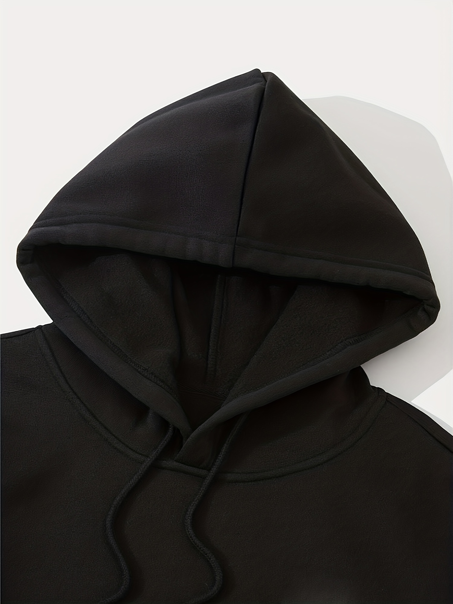 Men s Casual Solid Color Hoodies Drawstring Comfortable Temu