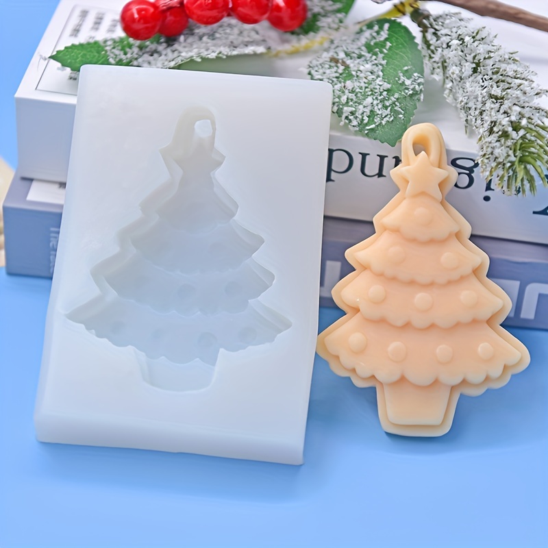 Christmas Tree Silicone Mold, 3d Fondant Mold For Diy Pudding