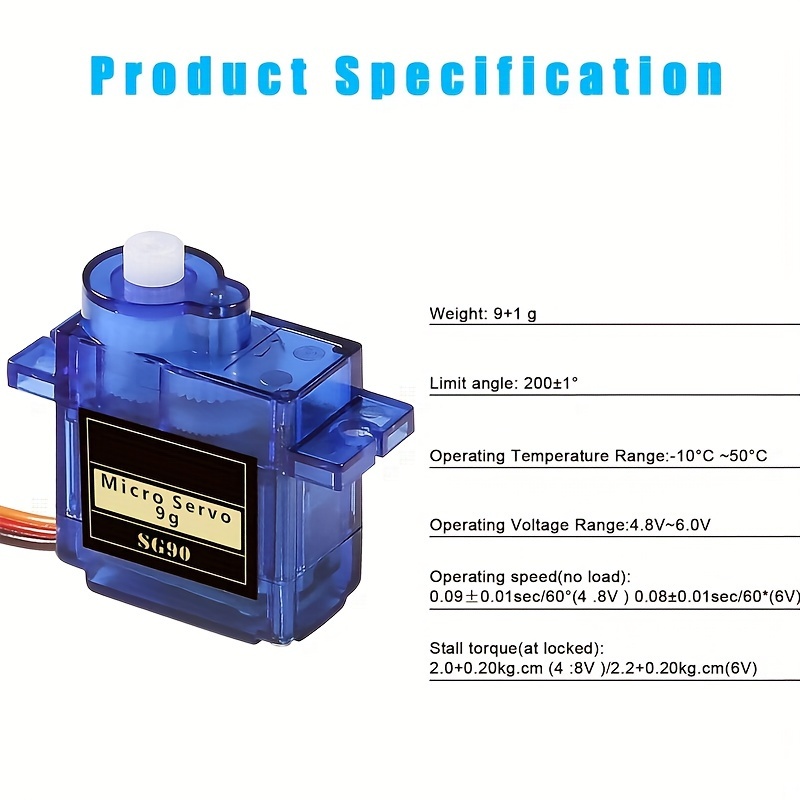 Servo motor SG90 for arduino : : Industrial & Scientific