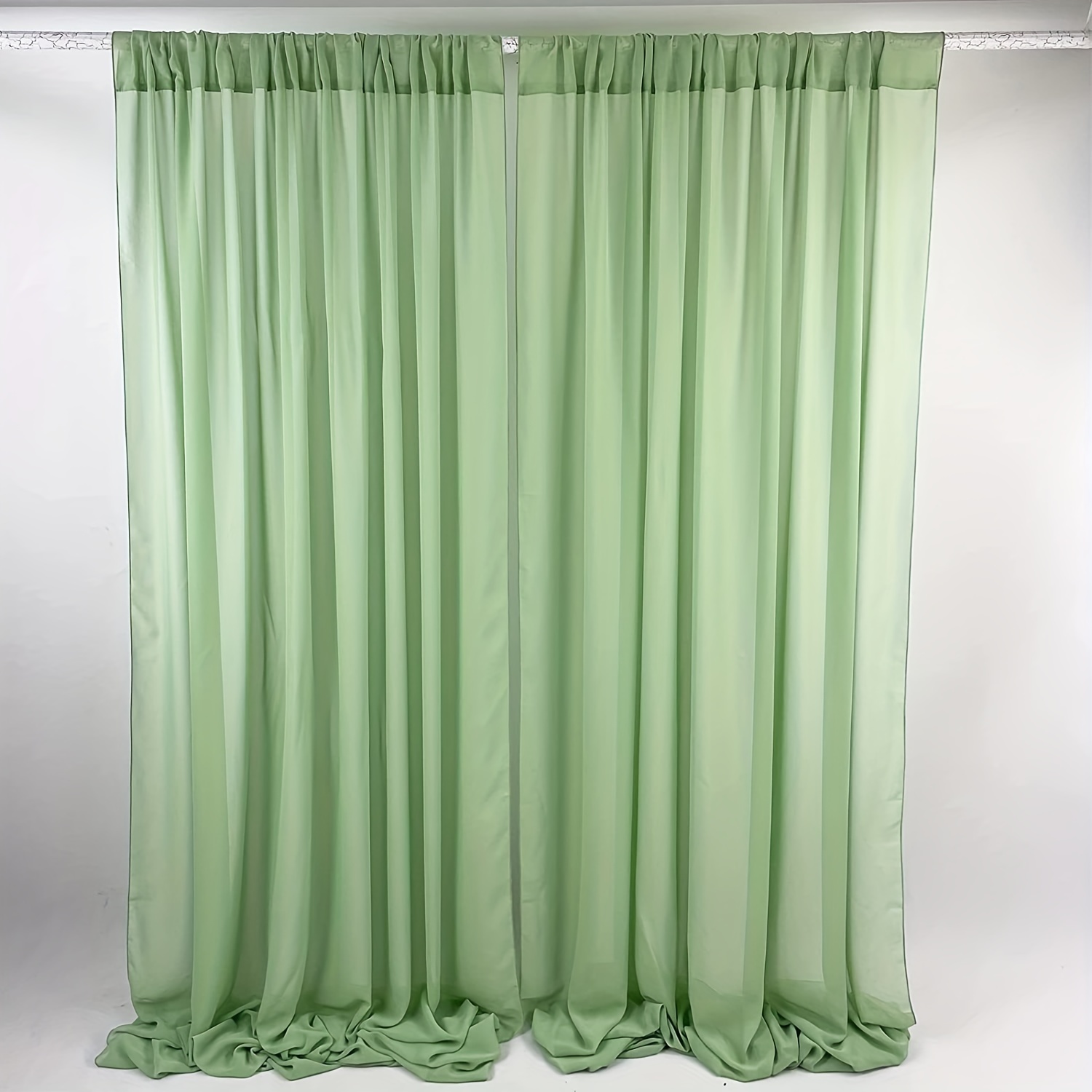 : MuswannaA Chiffon Sheer Curtains,Thanksgiving Football Autumn  Leaves Green Background Vintage Fabric Grommet Curtain Drapes for Bedroom  Windows Backdrop for Wedding Party Decoration 52x96, 2 Panel : Home &  Kitchen