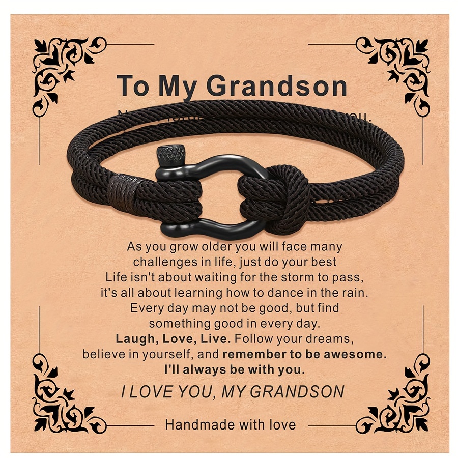 Bracelets hot sale for grandsons