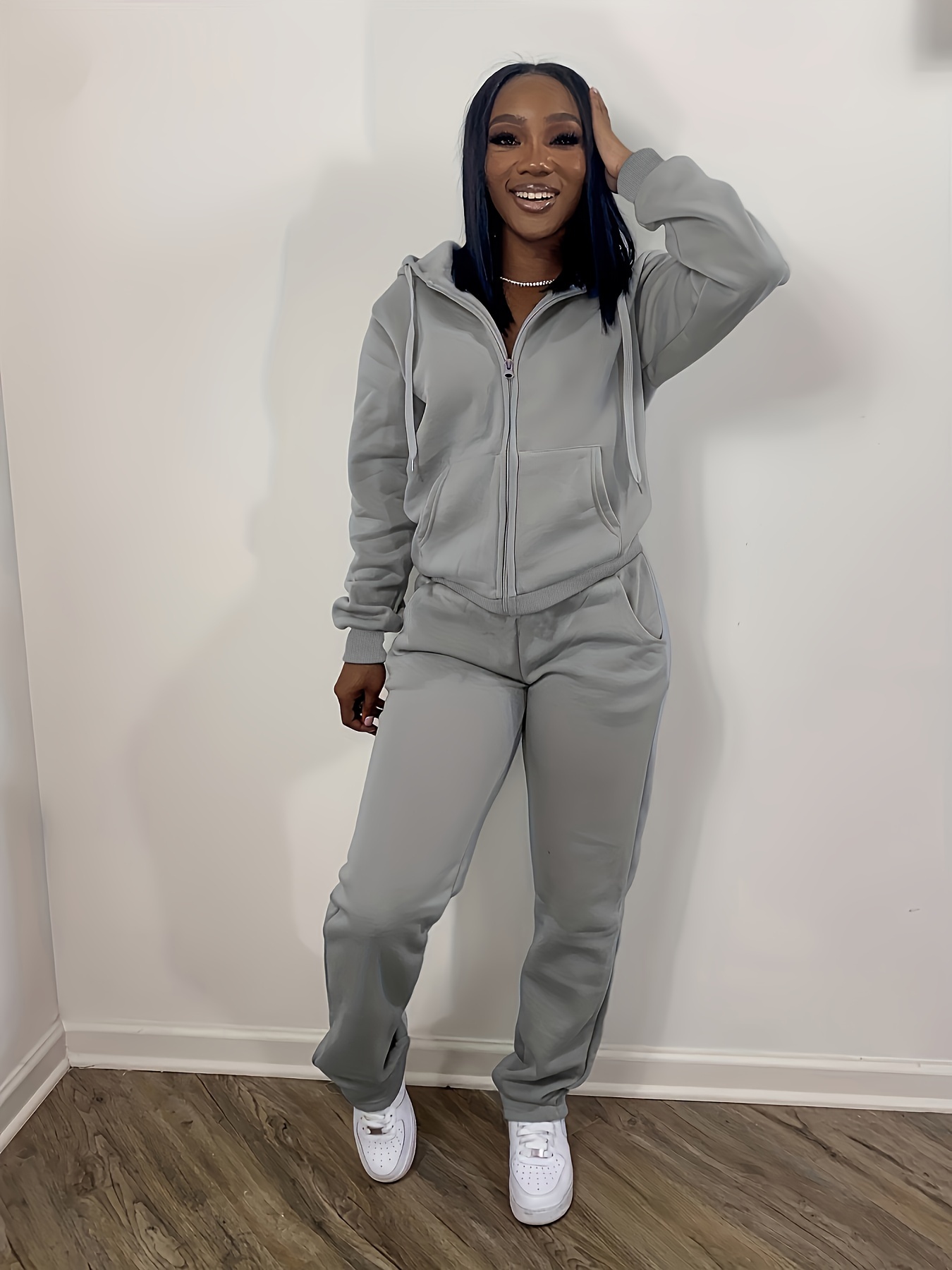 2 Pc Sweatsuit Set for Women Joggers Sweatpants Pullover Sweatshirt Track  Suits Set Fall Chunky Fashion Loungewear : : Clothing, Shoes 
