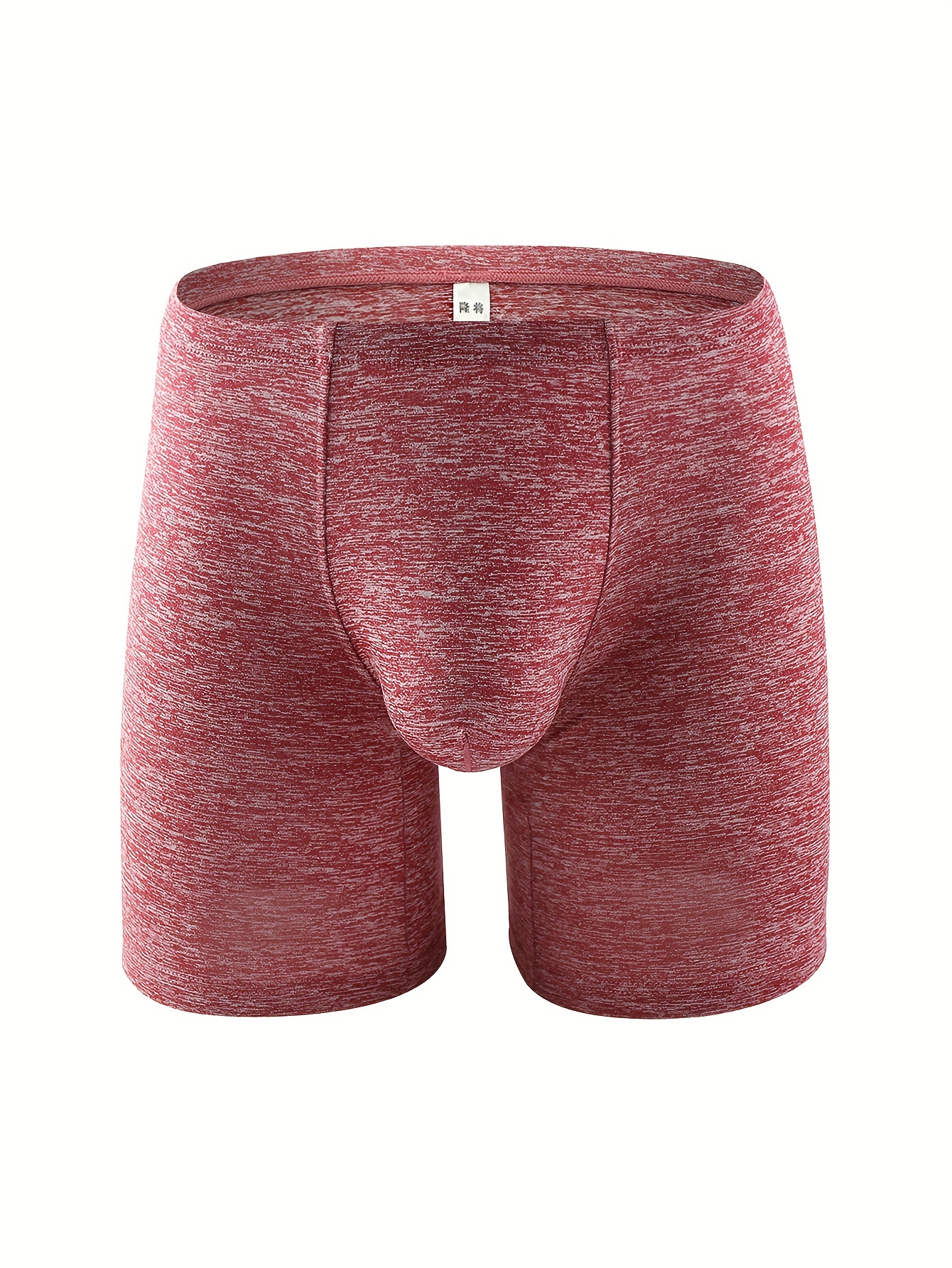 Men's Casual Long Leg Boxers Briefs Quick Drying Stretchy - Temu