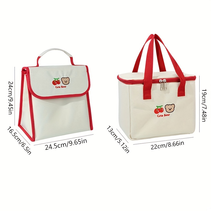 Student's Lunch Bag Insulated Lunch Tote Bag For Girl Cute - Temu