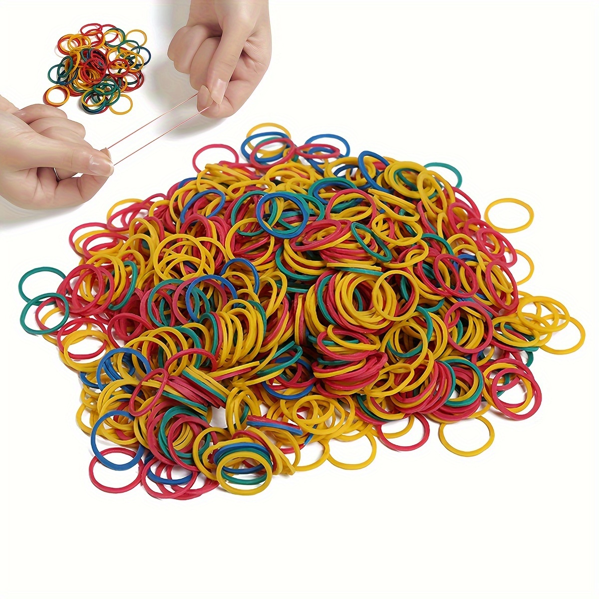 1000 Mini Rubber Bands, Soft Elastic Band With Rubber Band, Suitable For  Children's Braids