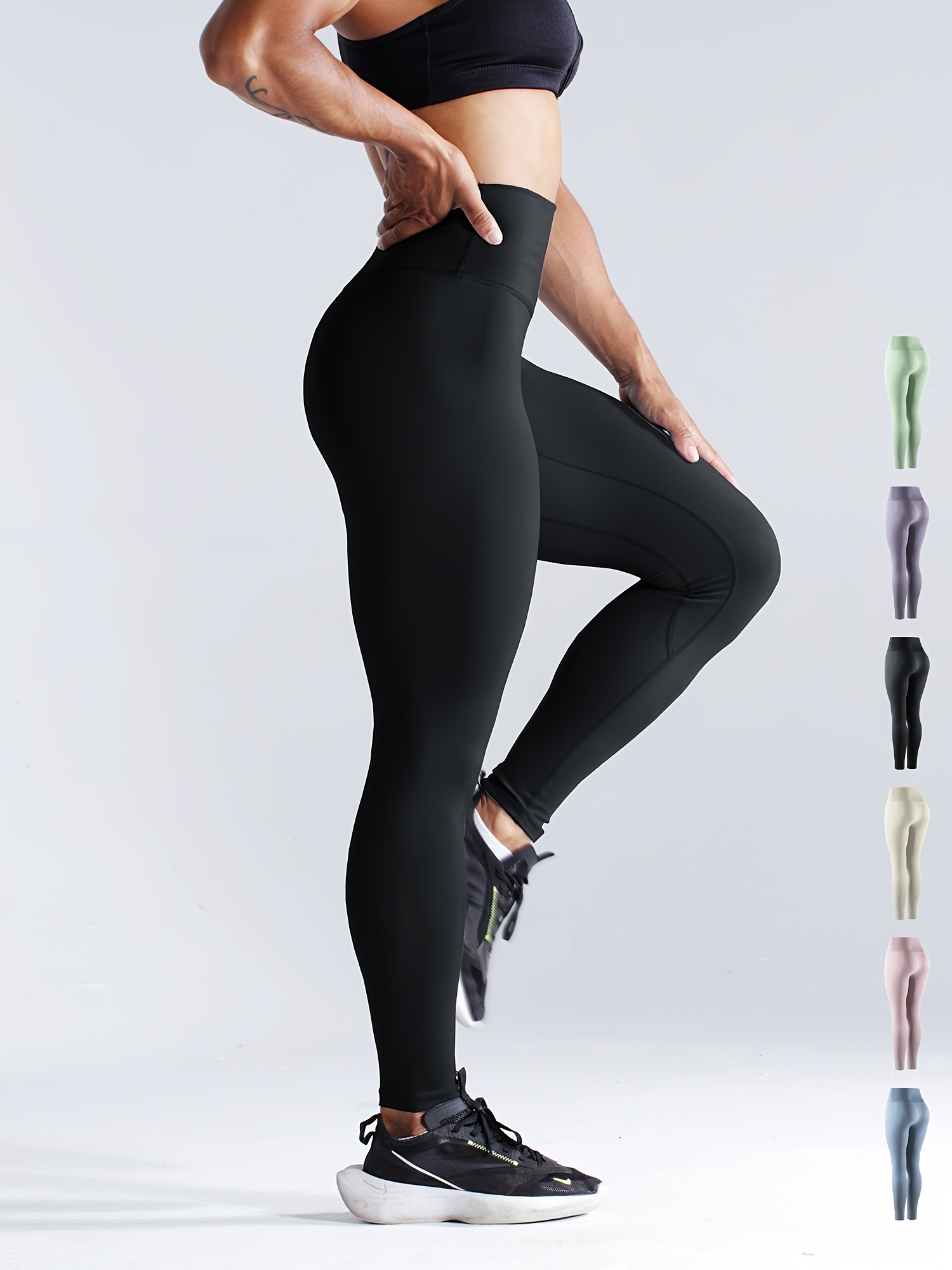  Sportika Performance Dri-Tex High Waist Workout Legging -  Stretch Yoga Pant- Shapewear Leggings Women's Matte Brushed with Pocket,  mesh Legging (3X, Navy) : Clothing, Shoes & Jewelry