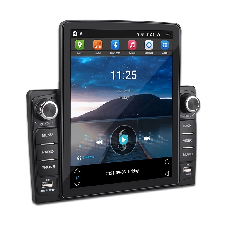 Vertical Tft Hd Touchscreen Double Din Car Radio Android 10.1 (2+