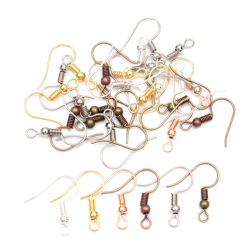Hypoallergenic Earring Hooks Silver Ear Wires Fish Hooks - Temu