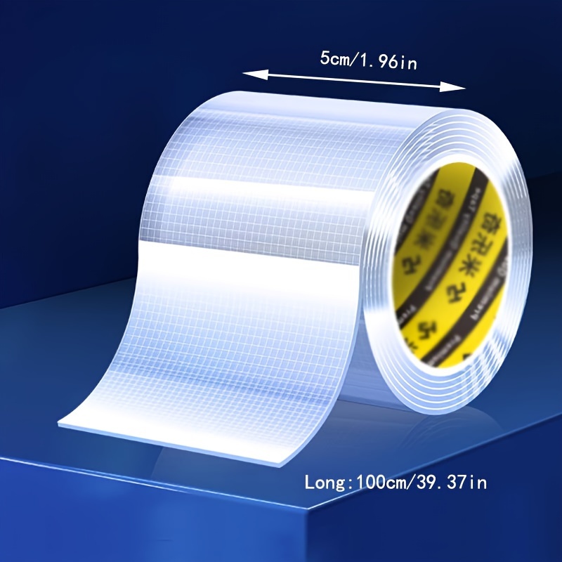 Nastro Adesivo Nano Ad Alta Viscosità A Griglia Da 1 Pezzo, Adesivo Da  Parete In Pasta Forte Senza Traccia, Nastro Adesivo Biadesivo Impermeabile  Con