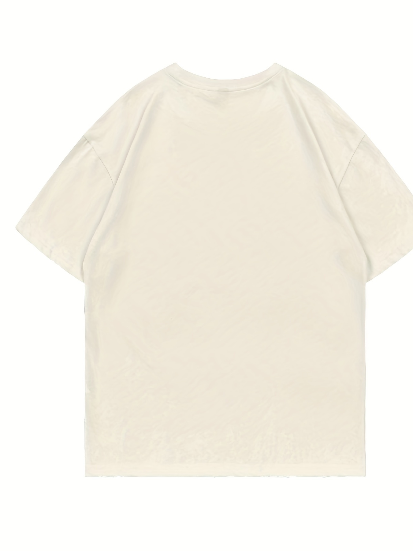 Teddy Bear Skeleton Print Mens Trendy Cotton T Shirt Casual