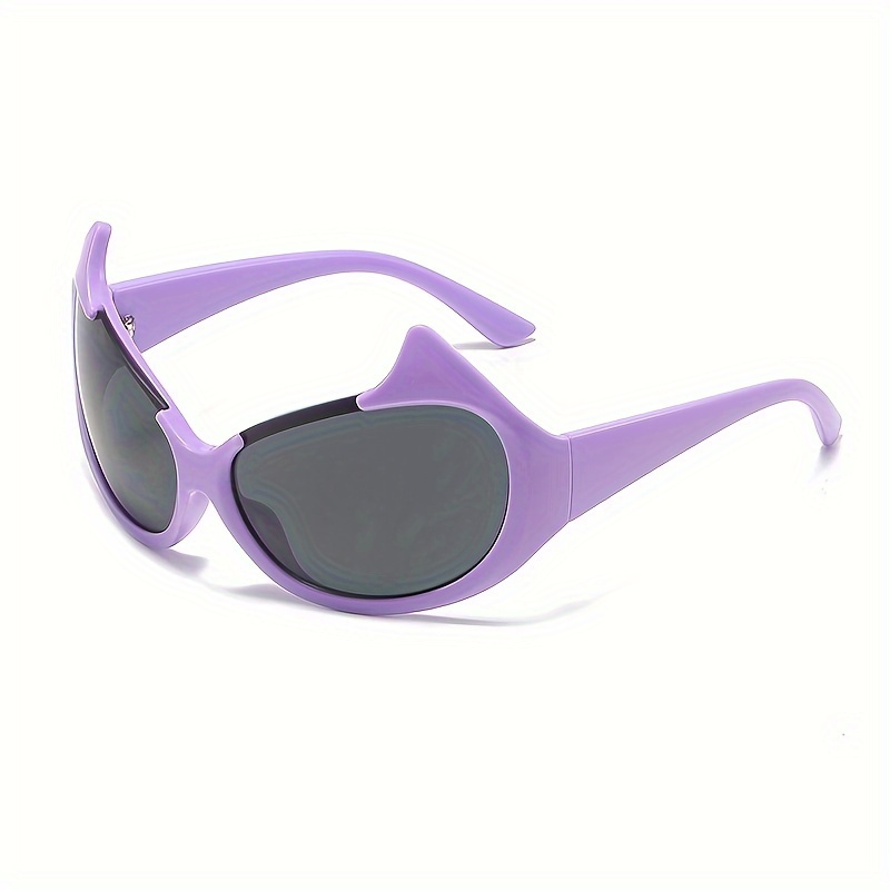 Cool Funny Y2k Demon Horn Design Cat Eye Sunglasses For Party Supplies  Vacation Travel Supplies Photo Prop, Shop The Latest Trends