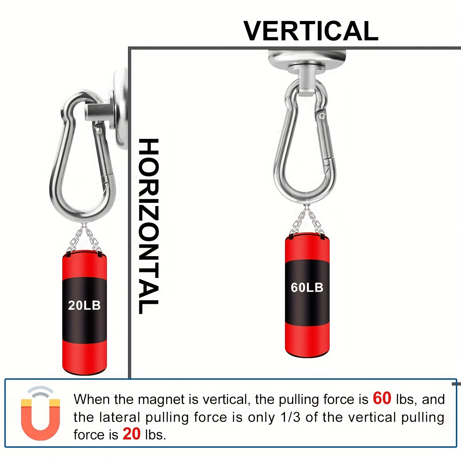 Ganci Magnetici Super Resistenti 1 Pezzo Rotazione A 360 - Temu Italy