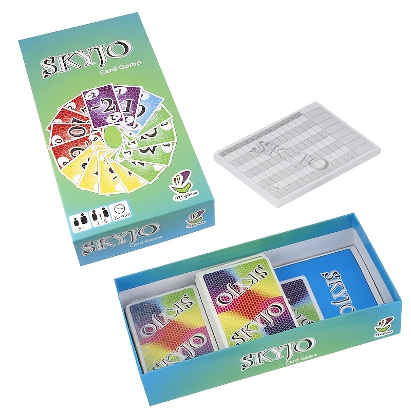 SKYJO by Magilano - The entertaining card game for kids and adults. The  ideal game for fun, entertaining and exciting hours of play with friends  and family. : : Toys & Games