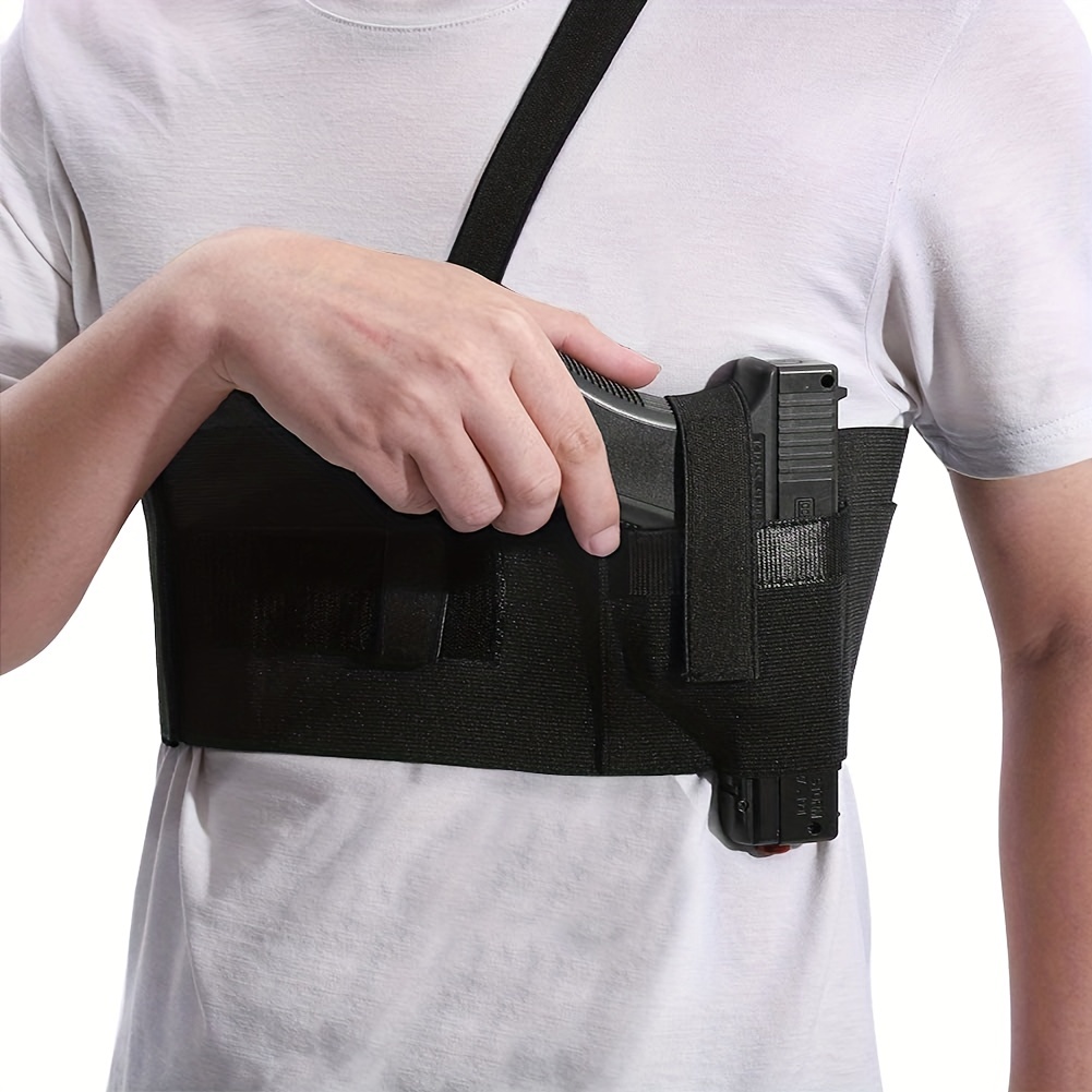 Concealed Shoulder Holster With Double Magazine Pouch For - Temu Australia