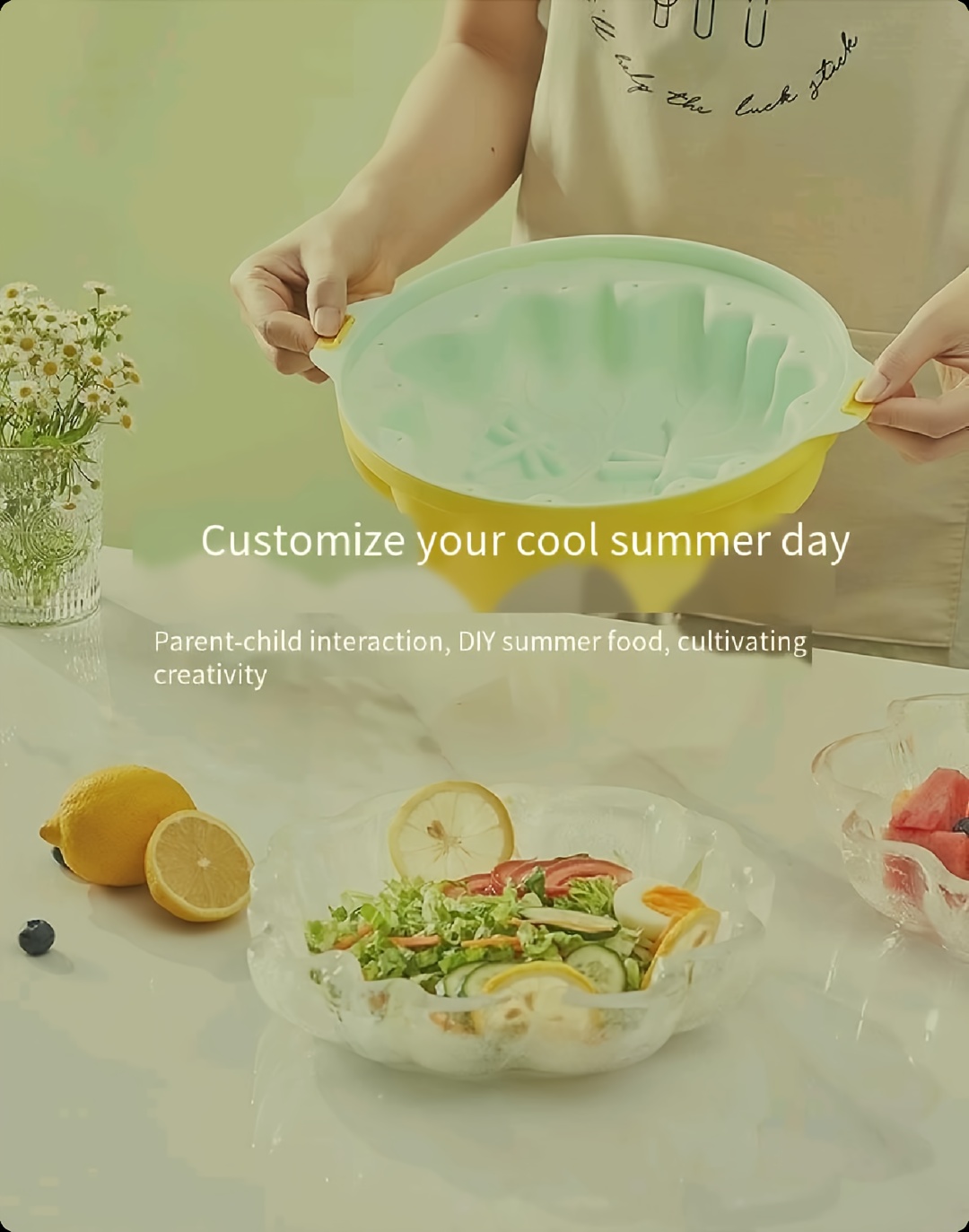 Summer Homemade Ice Bowl Mold, Fruit Salad Cold Noodle Mold Ice Bowl Ice  Container Large Capacity Ice Lattice - Temu Australia