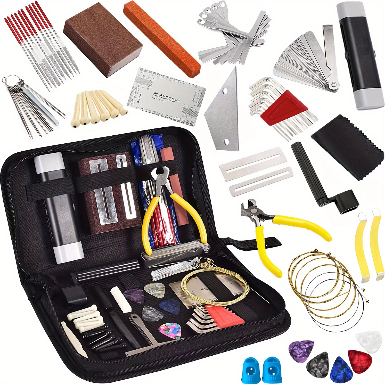 Guitare 25 en 1 Kit' outils de réparation des Outils' Maintenance  Organisateur de