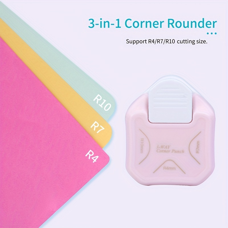 Mini Portable Corner Cutter /r4 Corner Punch With Paper - Temu