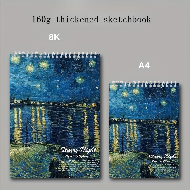 A4/8k Thickened Sketchbook Student Art Painting Drawing Paper